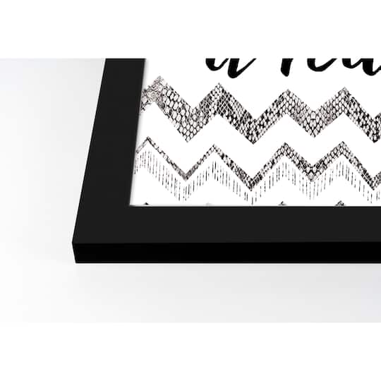 Creep It Real Black Framed Print Wall Art
